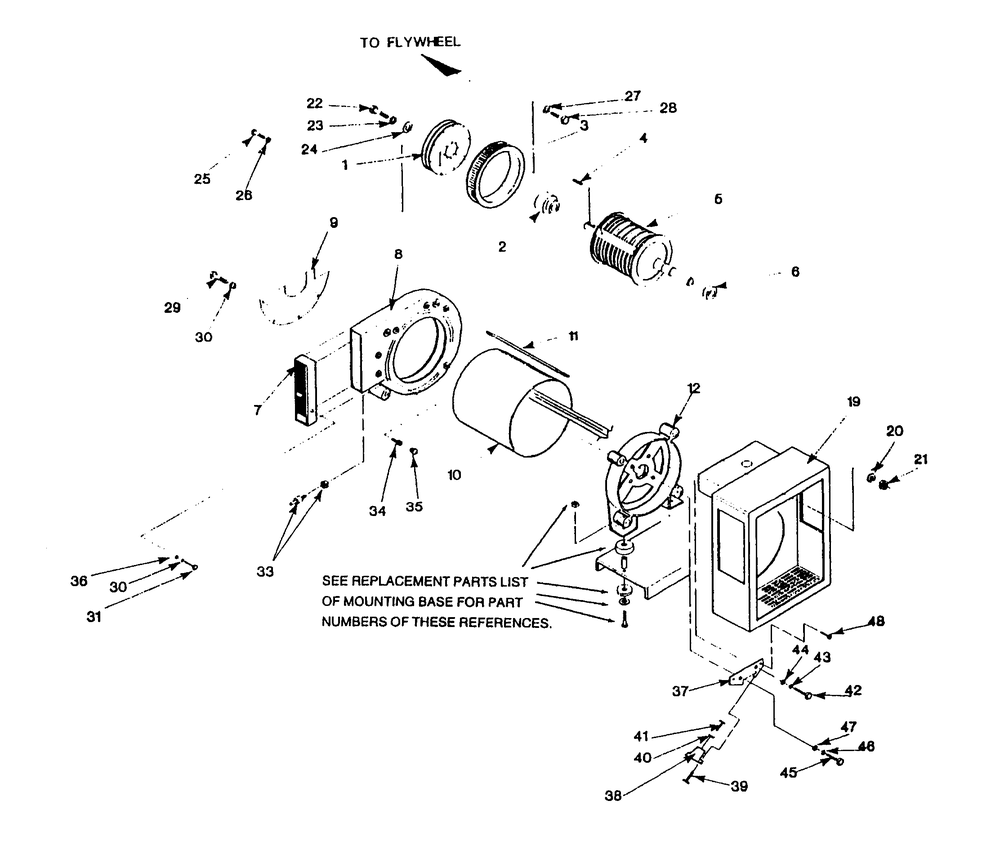 Generator Diagram and Parts List for 9303-5  Generac Generator