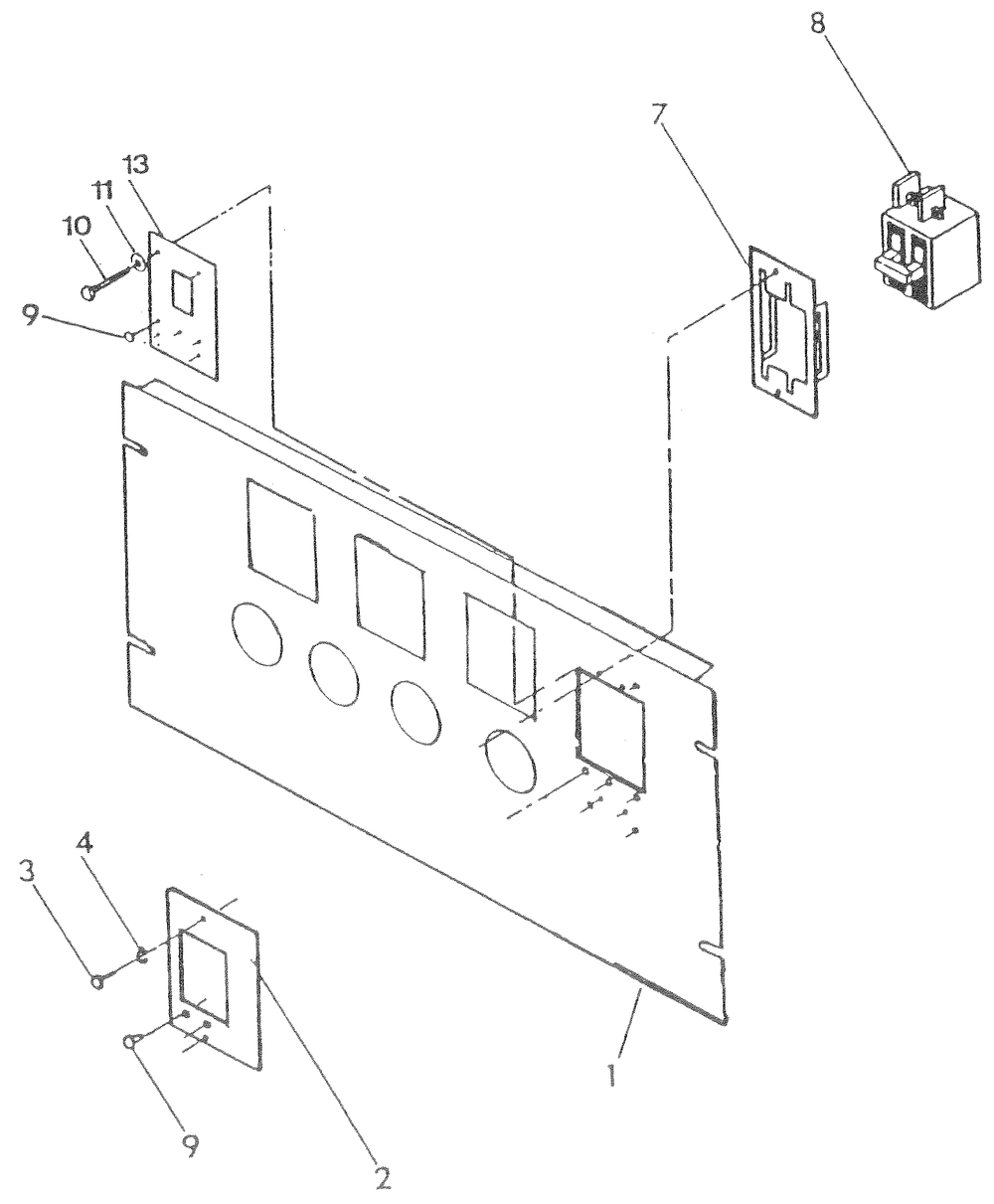 Main Circuit Breaker Diagram and Parts List for 0009891 (3141056 - 3204699)(2014) Generac Generator