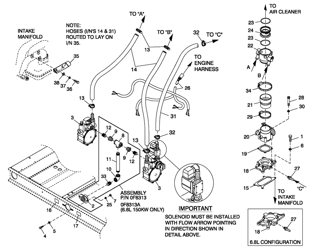 Fuel Lp Vapor C5 Cpl Diagram and Parts List for QT08054AVSN (4368776 - 4508832)(2006) Generac Generator