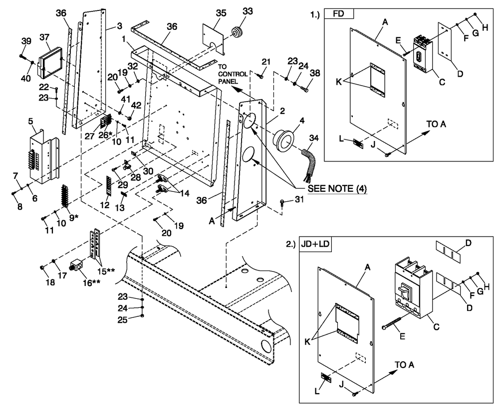Cpl C3 H Control Cb Connection 1 Diagram and Parts List for BT13068GNSN (4608V31106)(2008) Generac Generator