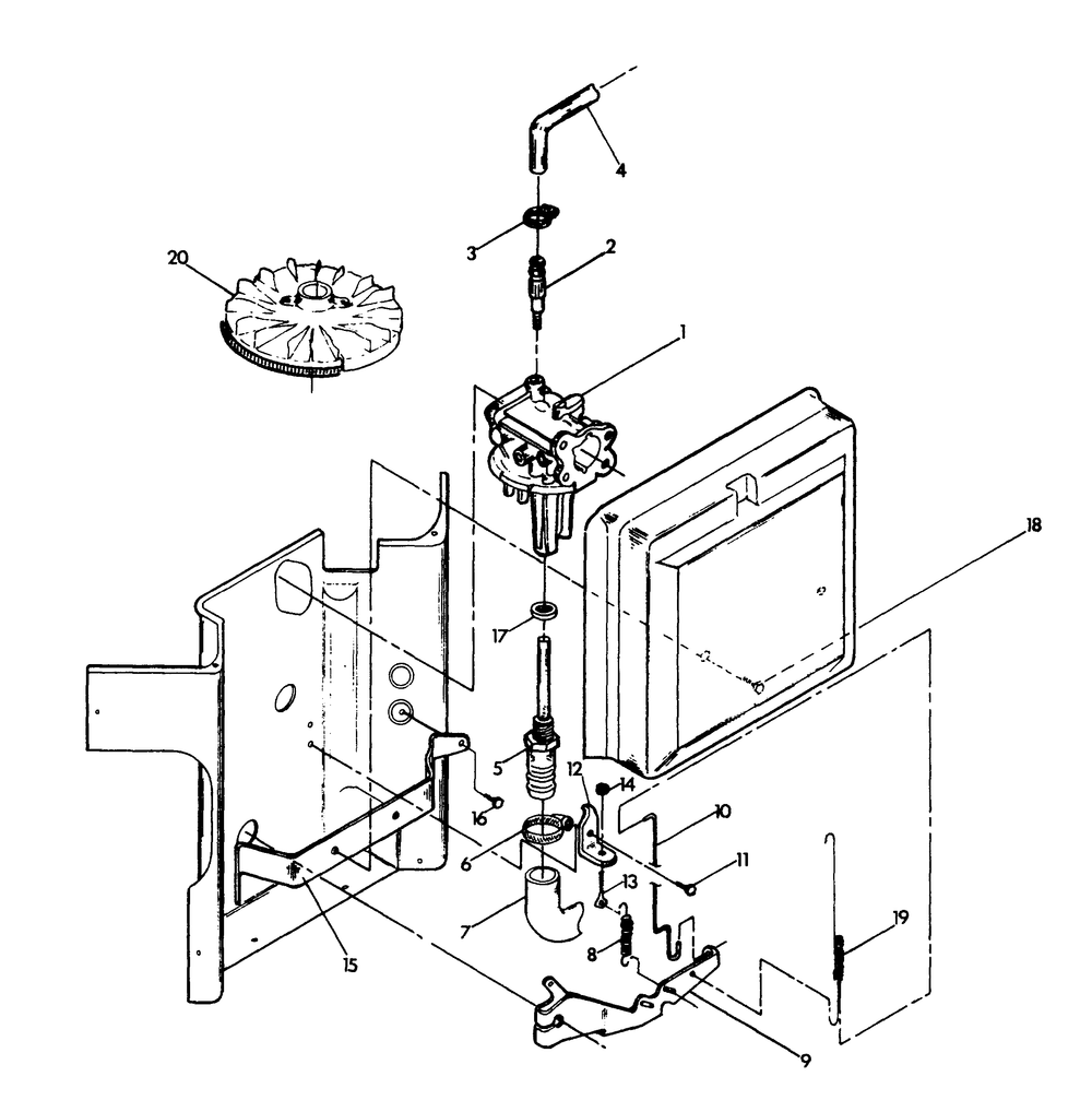 Natural Gas Carburetor Diagram and Parts List for 9007-7  Generac Generator