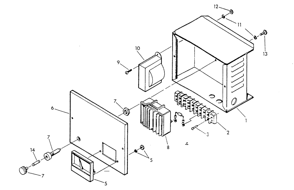 Battery Charger Diagram and Parts List for 9301-3  Generac Generator