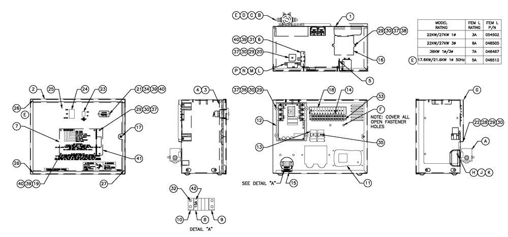 R-200b 1800 Rpm 2.4l Diagram and Parts List for QT02724ANAN (5041854 - 5046648)(2008) Generac Generator