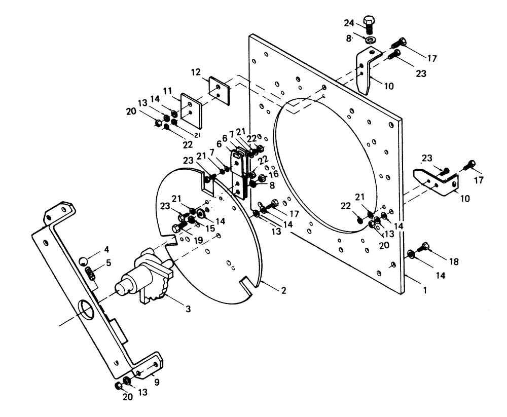 3-Phase Switch Diagram and Parts List for 1009-A  Generac Welder