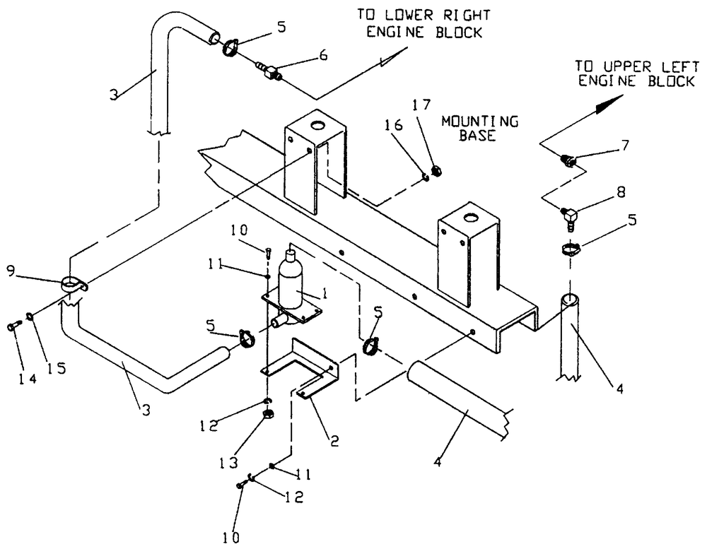 Block Heater Diagram and Parts List for 4251-0  Generac Generator