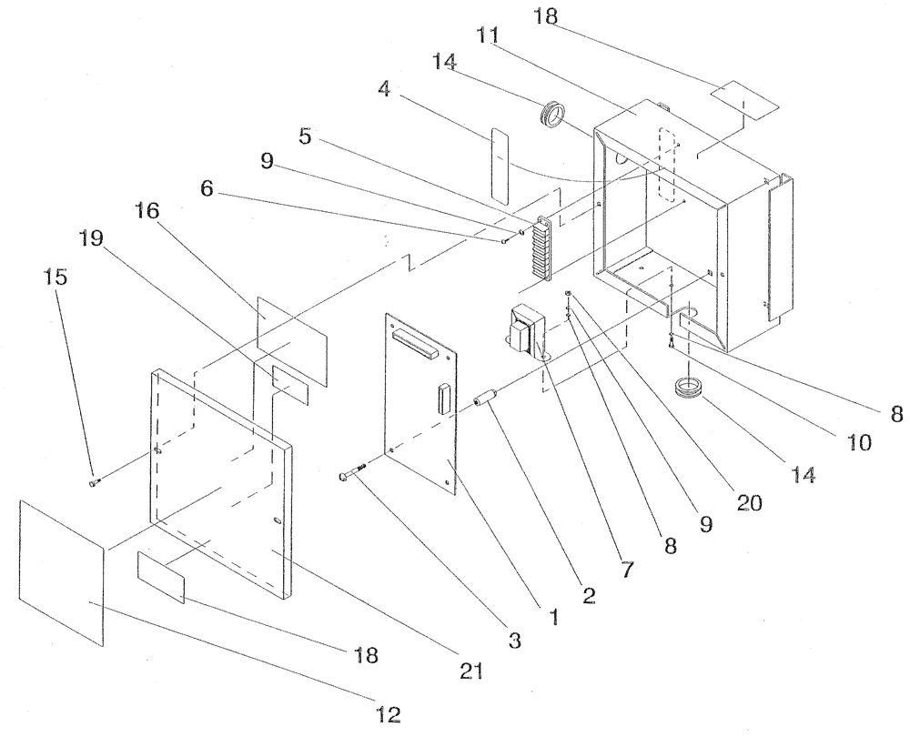 Cma Assembly Diagram and Parts List for 0041360 (3154271 - 3248057)(2014) Generac Generator