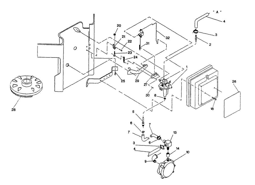 Lp Gas Carburetor (Apu-4.5dc) Diagram and Parts List for 0626-0  Generac Generator