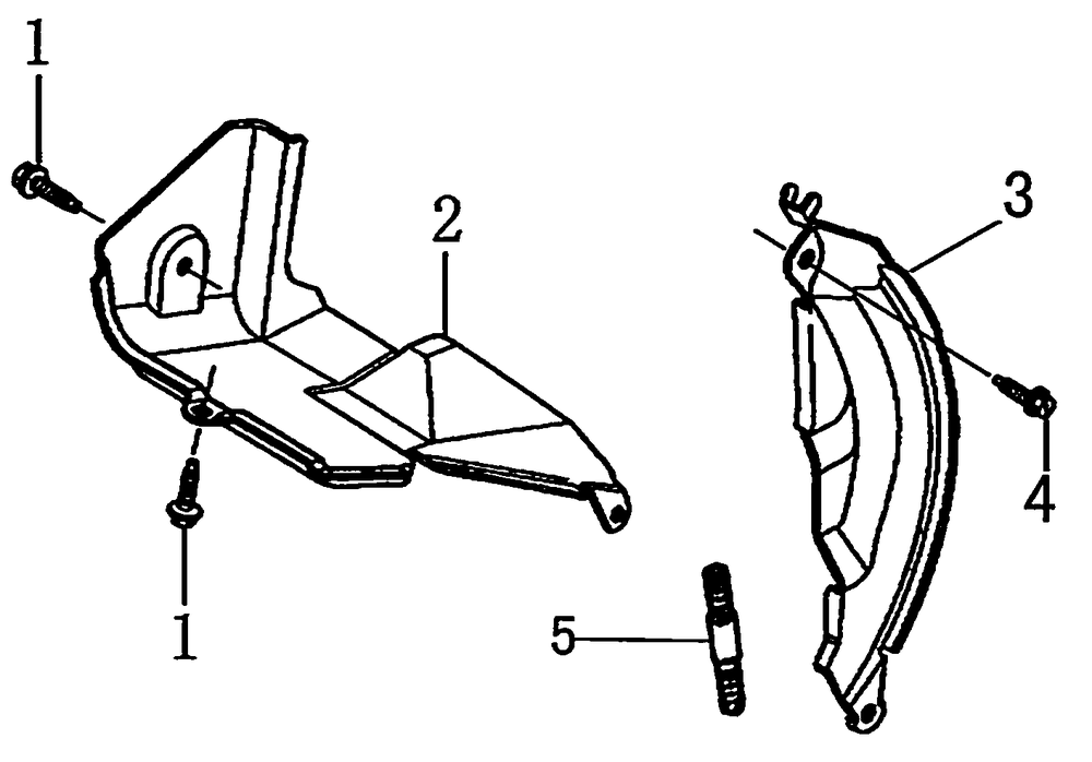 Shrouds Diagram and Parts List for 0064120 (7542837 - 8201908)(2013) Generac Generator
