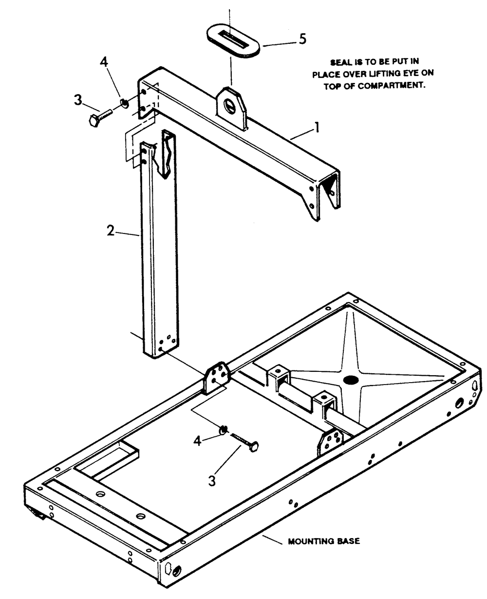 Center Lift Diagram and Parts List for 9134-7  Generac Generator