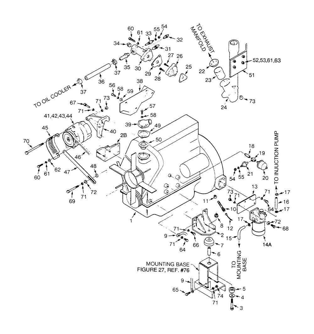 Engine Parts Diagram and Parts List for 9156-0  Generac Generator