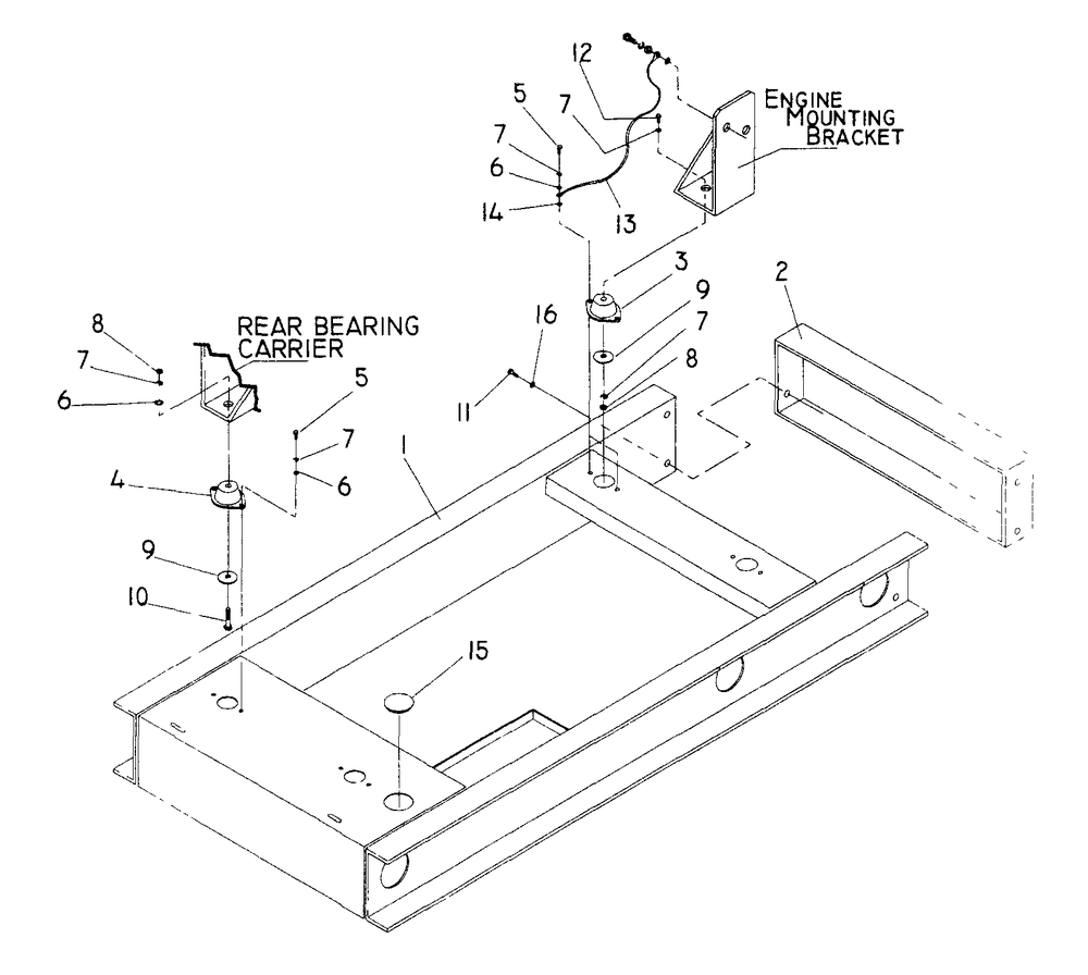 Base Diagram and Parts List for 0990-0  Generac Generator