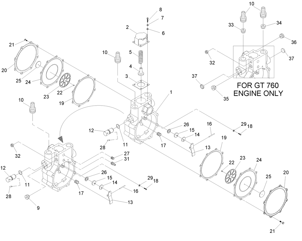 Regulator Diagram and Parts List for 0046921 (3877004 - 3877128)(2004) Generac Generator