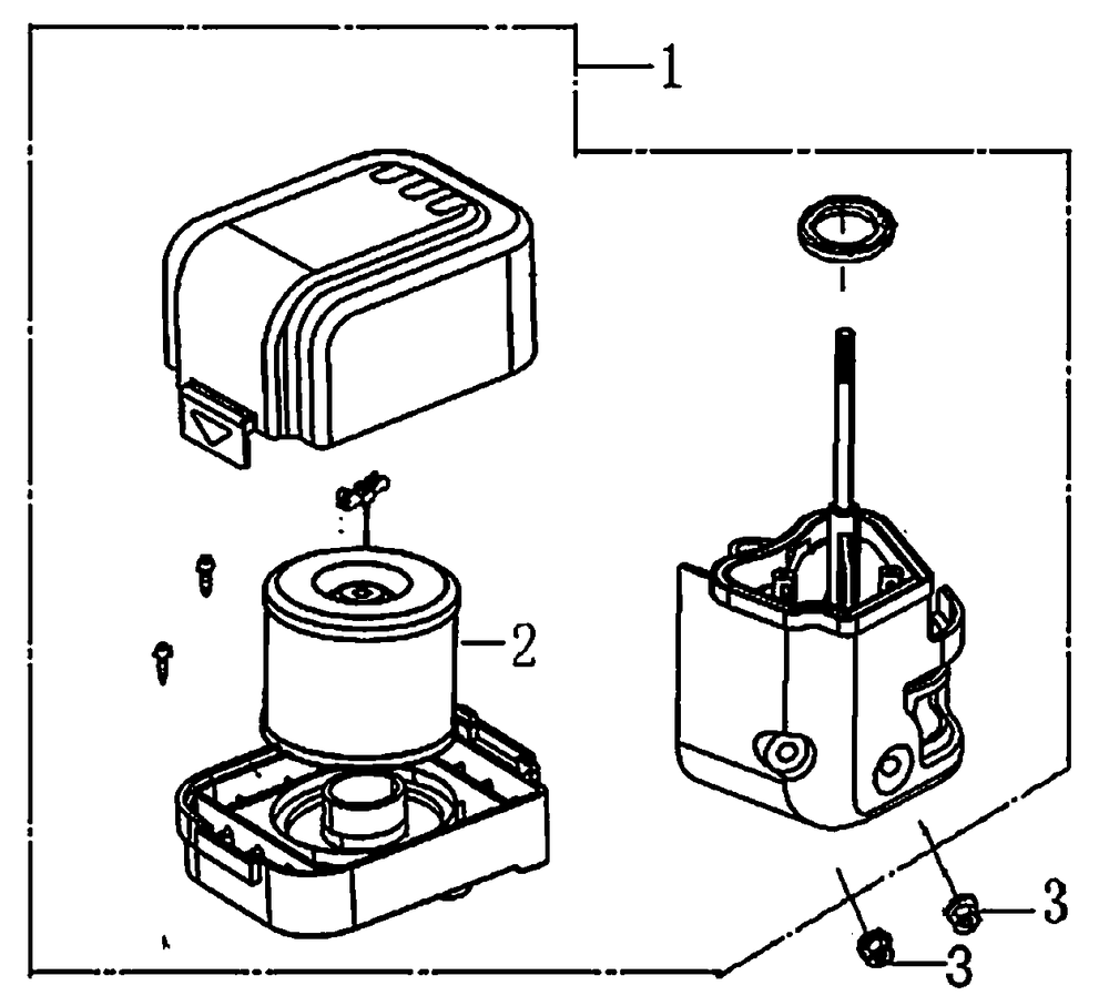 Air Cleaner 2 Diagram and Parts List for 0059911 (7363389 - 7363816)(2012) Generac Generator