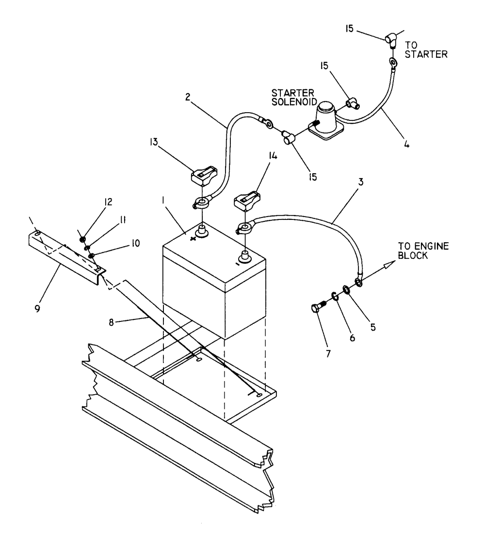 Battery Diagram and Parts List for 4188-1  Generac Generator