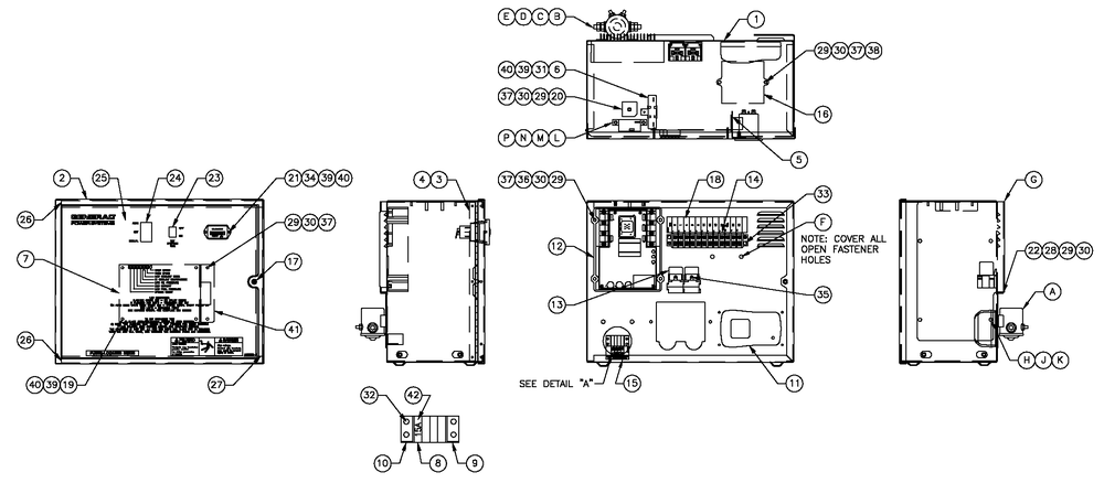 R-200b 1800 Rpm 2.4l Turbo Diagram and Parts List for QT03624ANAN (5308416 - 5326518)(2009) Generac Generator