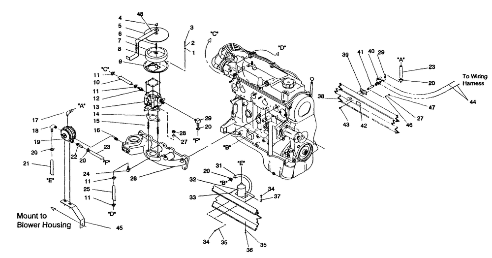Lp Liquid Fuel System Diagram and Parts List for 0997-0  Generac Generator