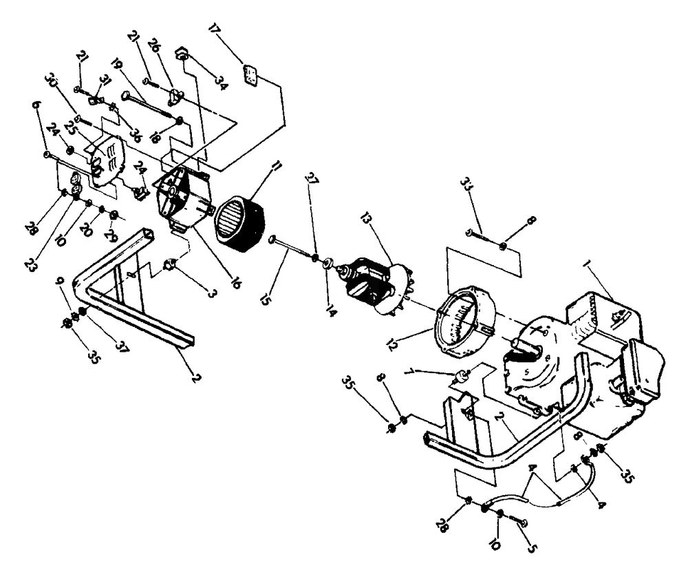 S-2400 A-C Generator No. 83014 Diagram and Parts List for S2400 (9415-1)(9415-1) Generac Generator