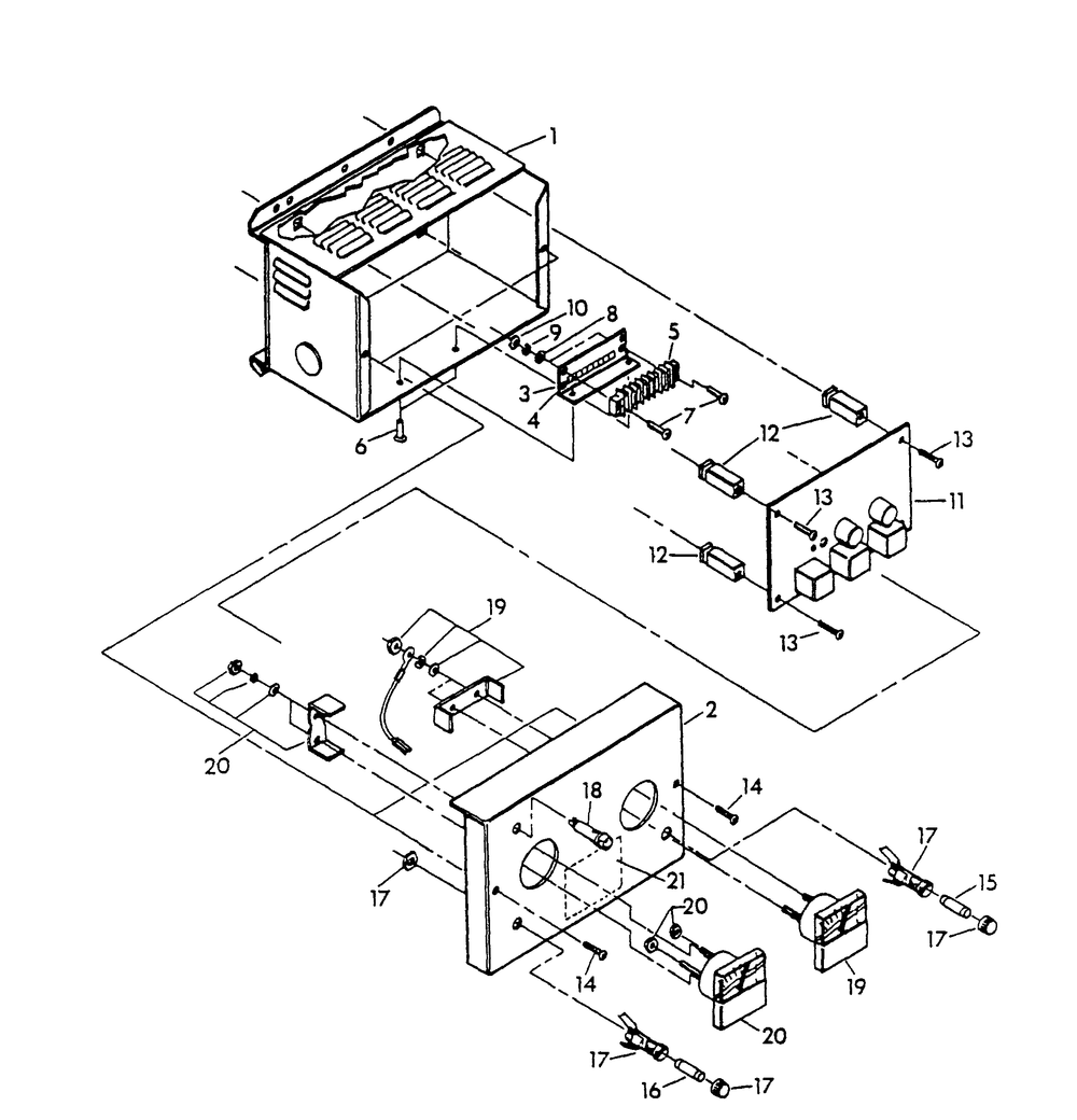 Battery Charger Diagram and Parts List for 9657-1  Generac Generator