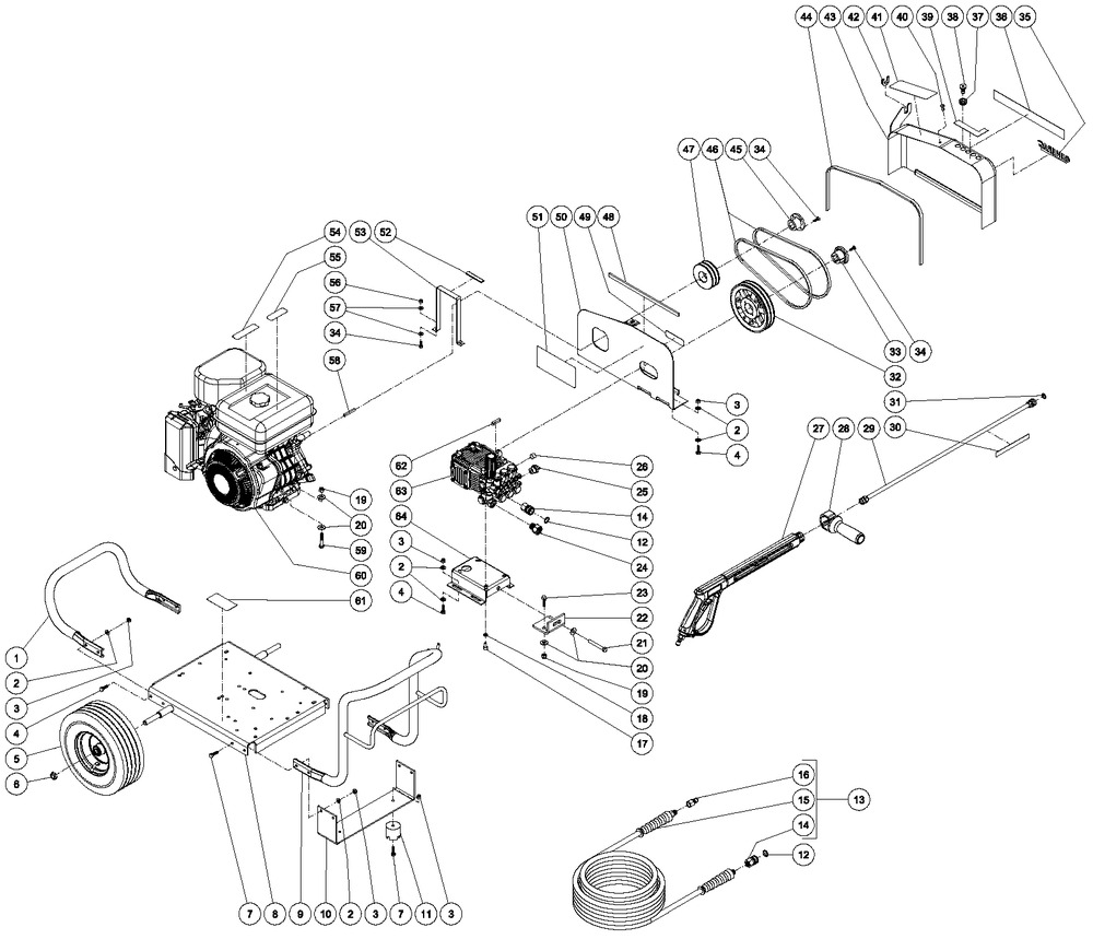 Parts Manual 0062300 Diagram and Parts List for 0062300 (6969821F - 6971315F)(2012) Generac Generator