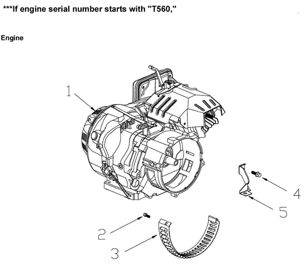 Engine 2 Diagram and Parts List for 005939-2  Generac Generator
