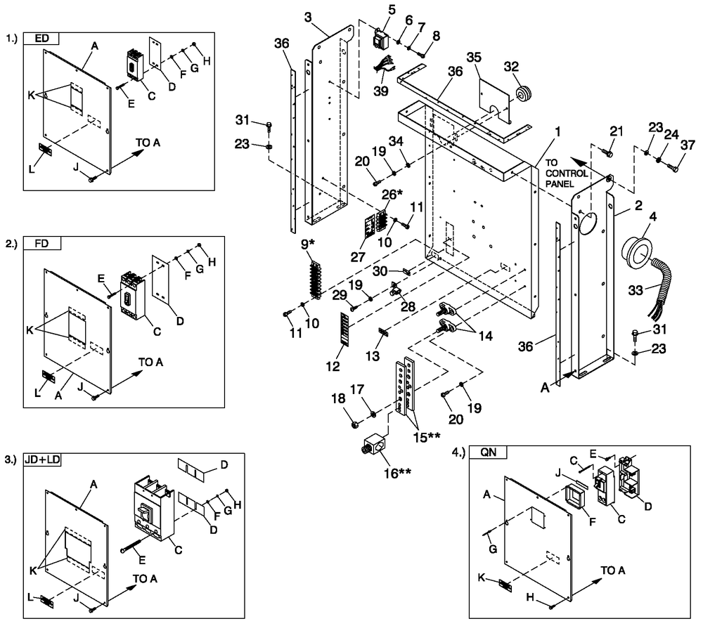 Cpl C2 And C4 Flex Hsb Diagram and Parts List for ST03524AVAN (4530446)(2006) Generac Generator