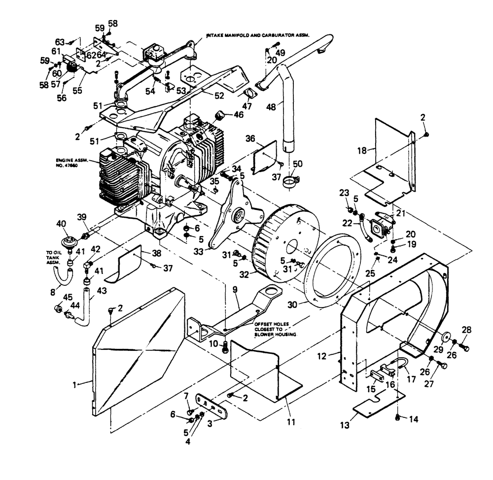 Sheet Metal And Accessories Diagram and Parts List for 6931-2  Generac Generator