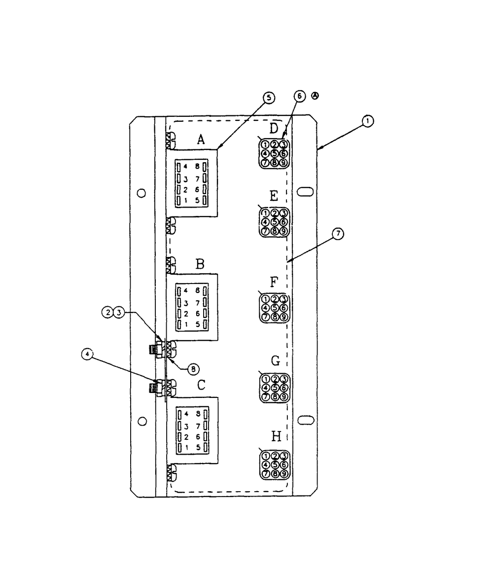 Interface Module Diagram and Parts List for 8933-1  Generac Generator