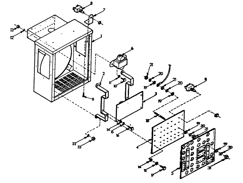 Voltage-Phase Selector Board Diagram and Parts List for 9303-7  Generac Generator