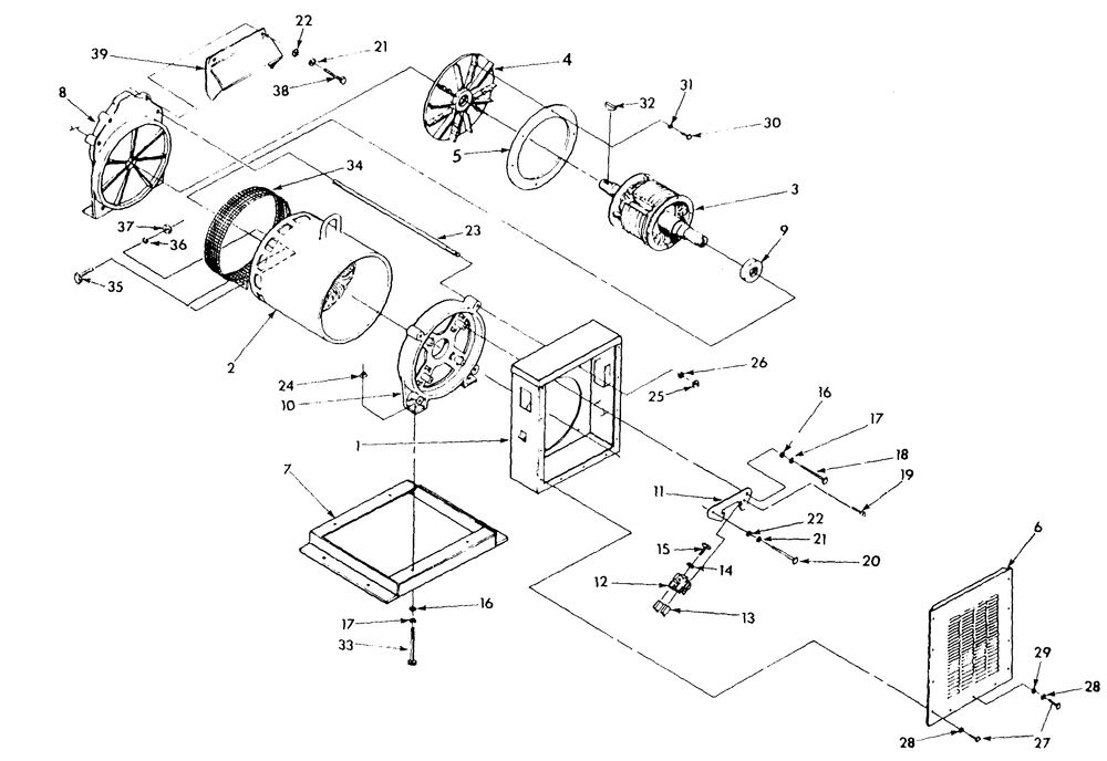 Generator Diagram and Parts List for 9566-0  Generac Generator