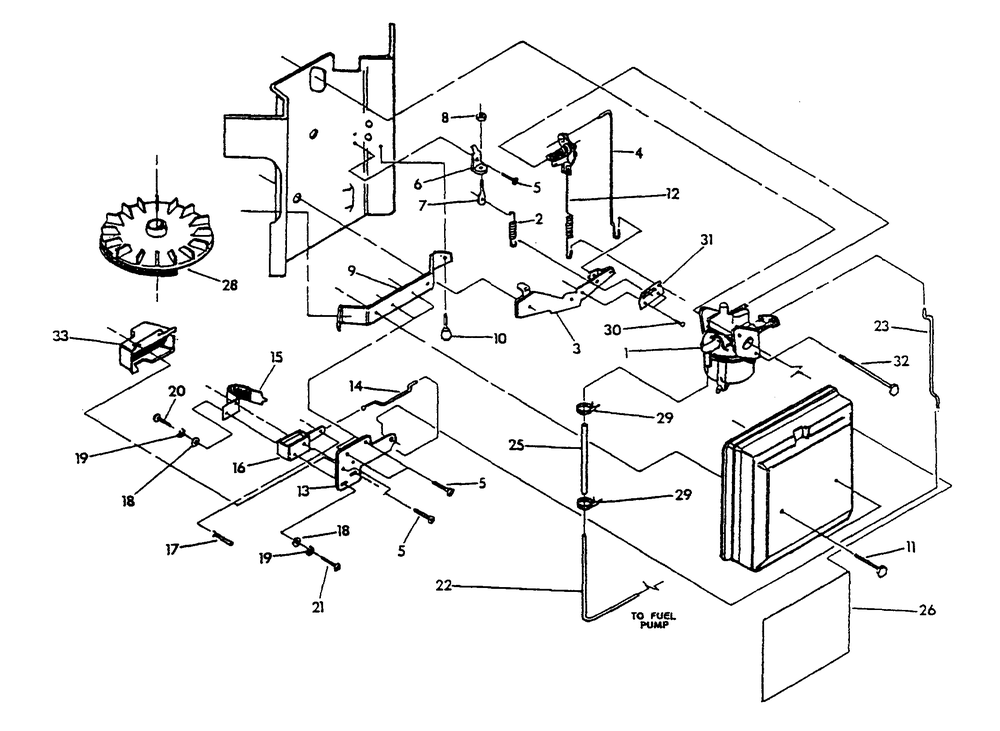 Carburetor Diagram and Parts List for 9677-3  Generac Generator