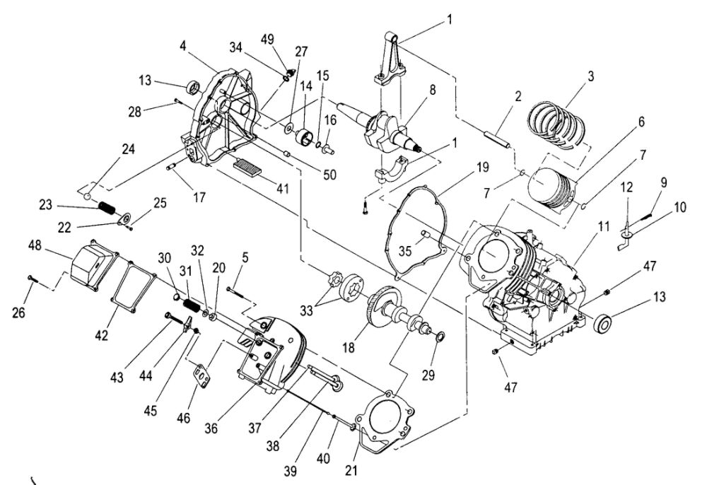 Cabinet Parts 2 Diagram and Parts List for EHC04276  Generac Engine