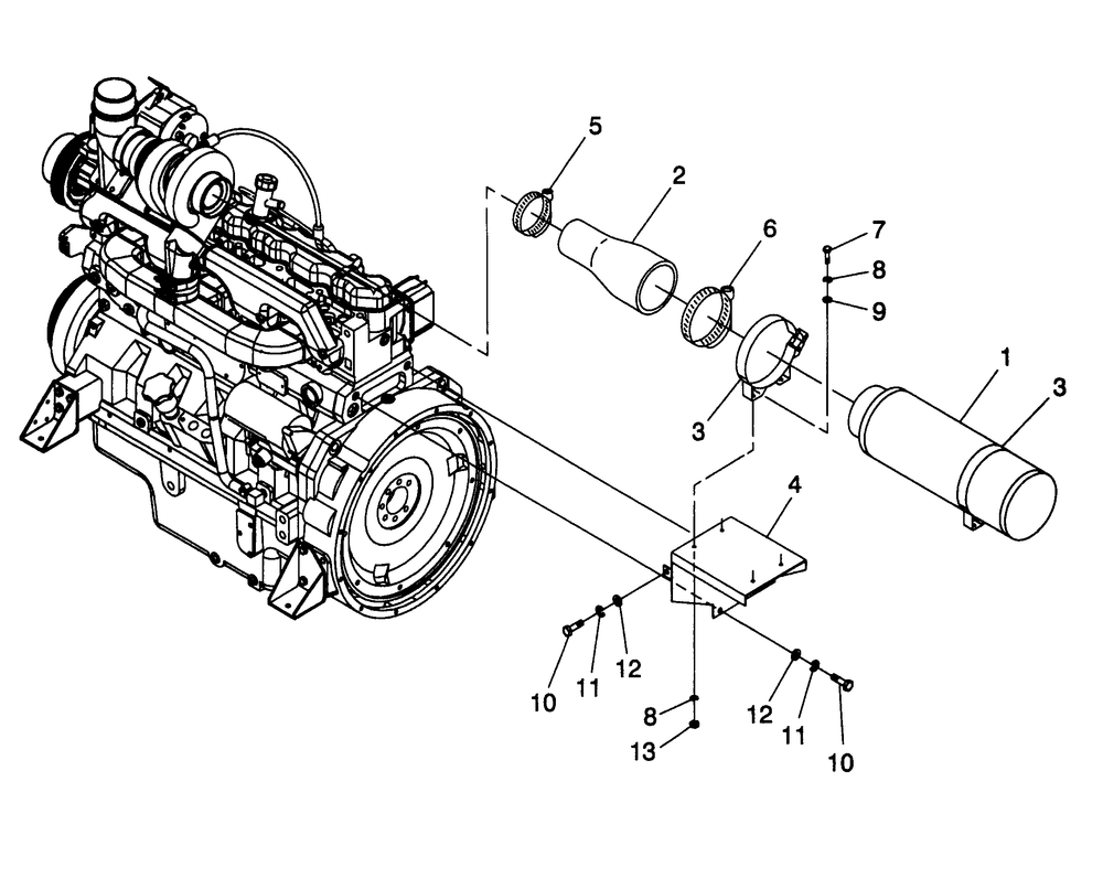 Air Cleaner Diagram and Parts List for 4365-1  Generac Generator