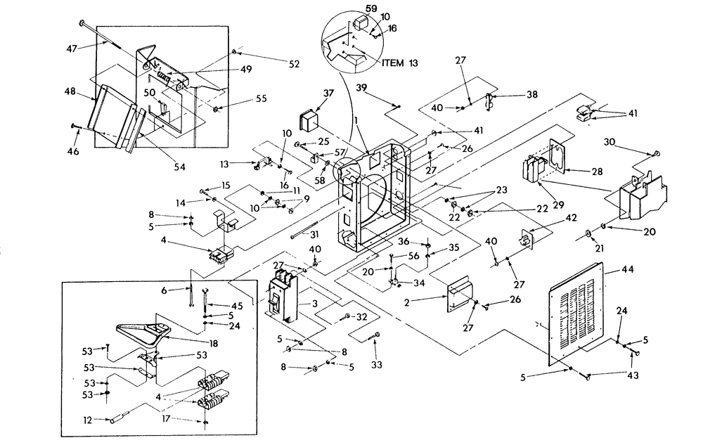 Control Panel Diagram and Parts List for 9566-0  Generac Generator