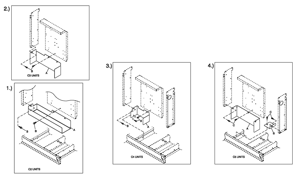 C4 Cb Connection Box Shielding C2//C4 Diagram and Parts List for 0052610 (4370455 - 4409833)(2006) Generac Generator