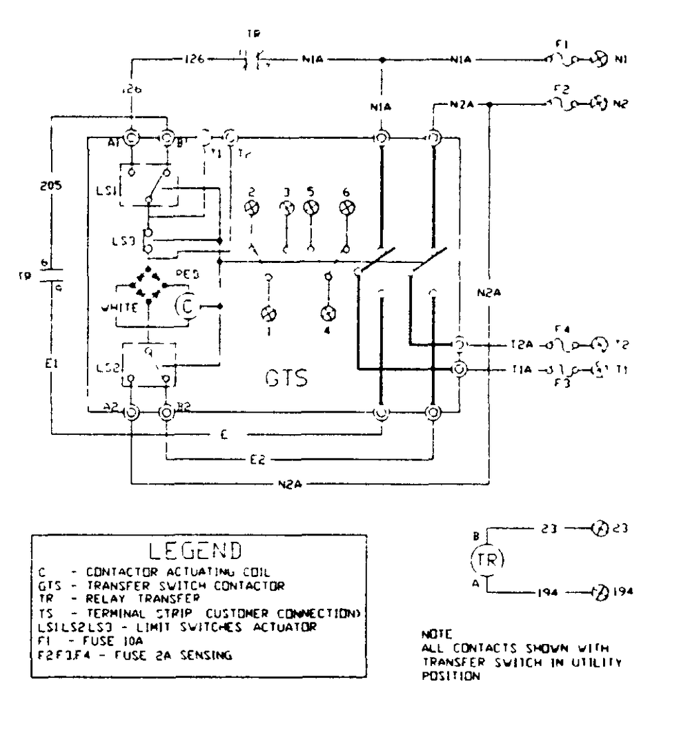 Natural Gas Fuel System Diagram and Parts List for 0753-3 Rev 3 Generac Generator