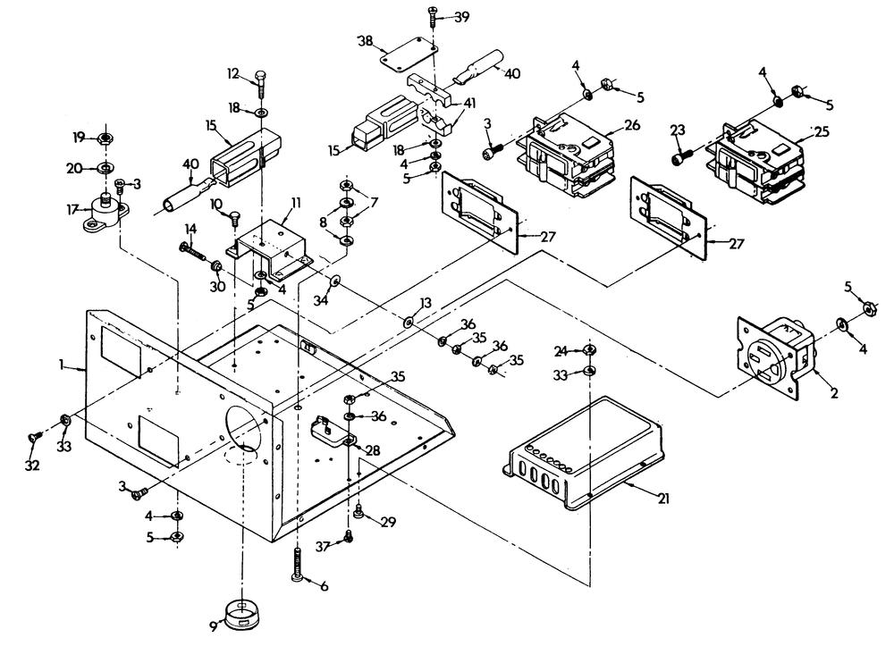 Control Panel Diagram and Parts List for 9278-0  Generac Generator