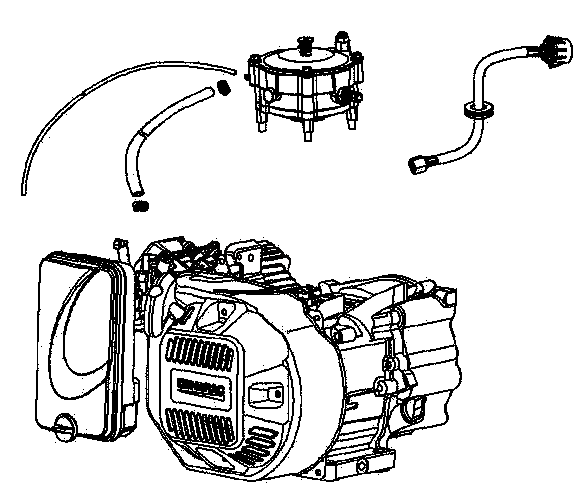 Engine Diagram and Parts List for LP3250 (7562443A - 7673224A)(2012) Generac Generator