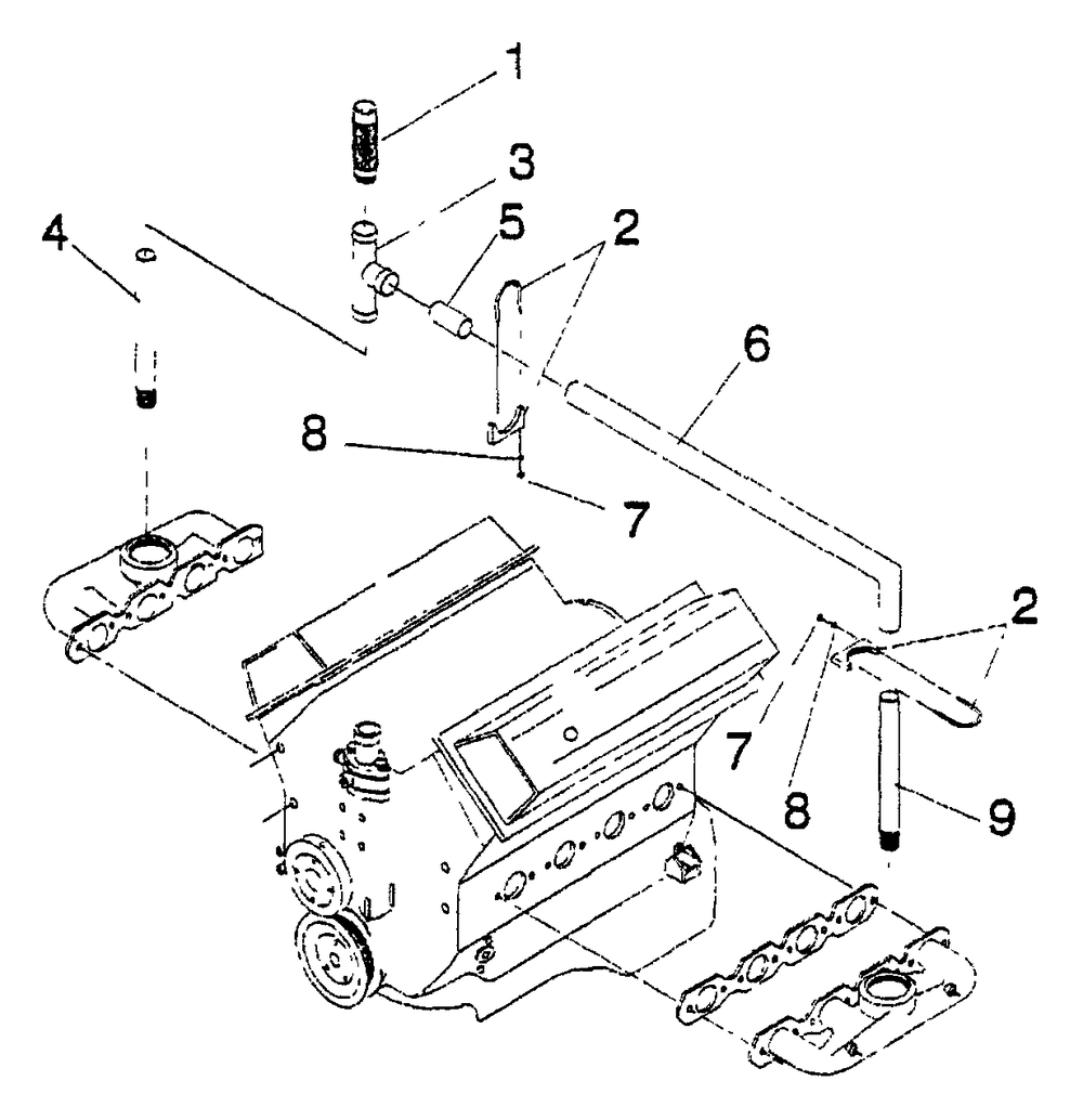 Single Exhaust-7.4l Diagram and Parts List for 4081-0  Generac Generator