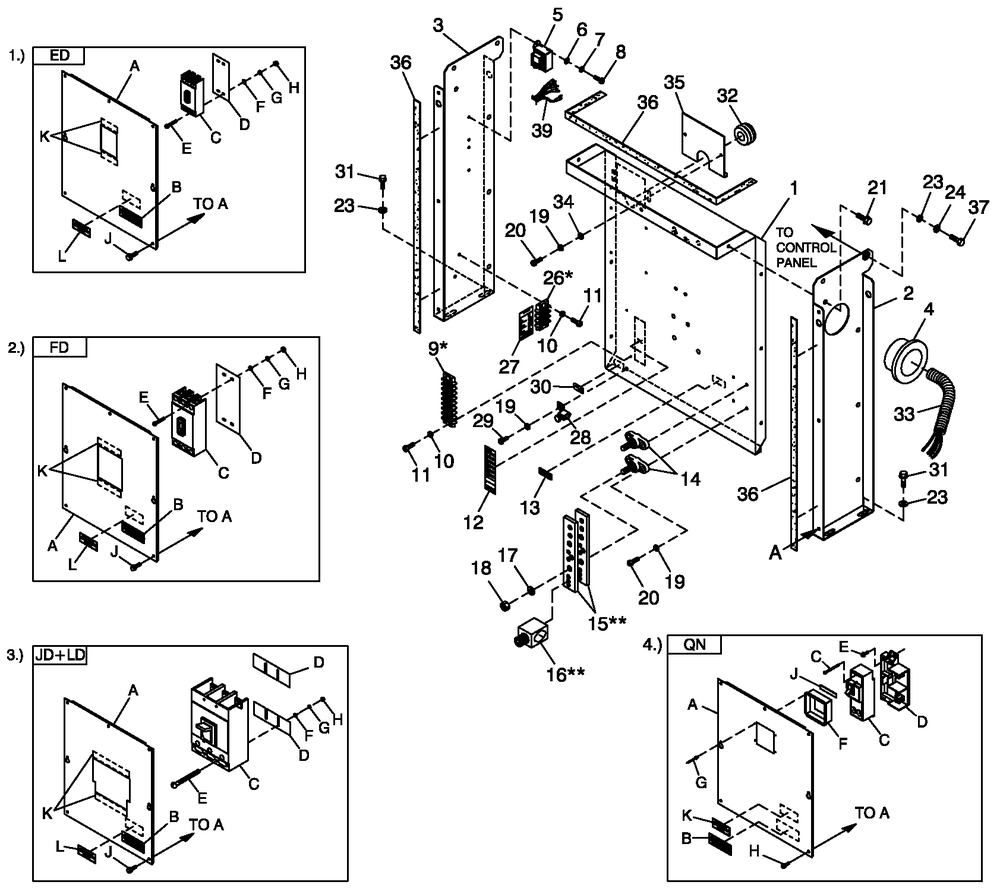 Cpl C2 And C4 Flex Hxb Diagram and Parts List for 0053390 (4508925 - 4668302)(2006) Generac Generator