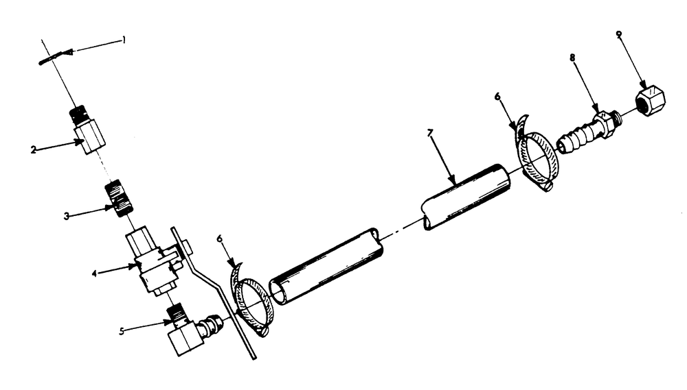 Oil Drain Diagram and Parts List for 9106-0  Generac Generator