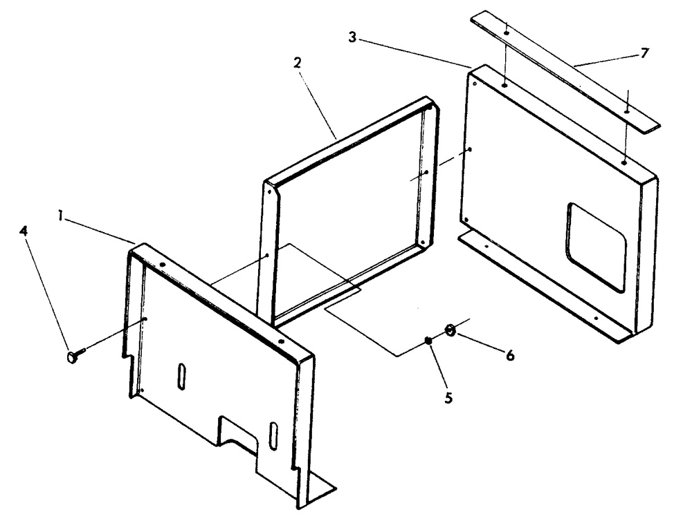 Rv Generator Compartment Diagram and Parts List for 9571-0  Generac Generator