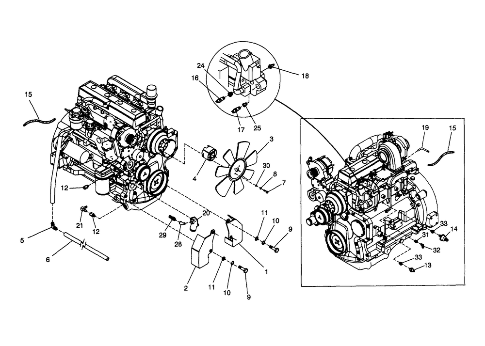 Engine 4.5l Diagram and Parts List for 4060-0  Generac Generator