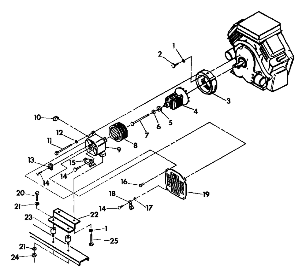 Alternator No. 80835 Diagram and Parts List for EC6400 (9261-0)(9261-0) Generac Generator