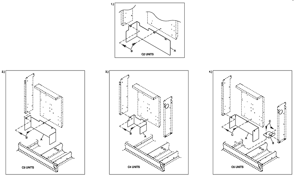 C4 Cb Connection Box Shielding C2/C4 Diagram and Parts List for ST03524AVAN (4530446)(2006) Generac Generator