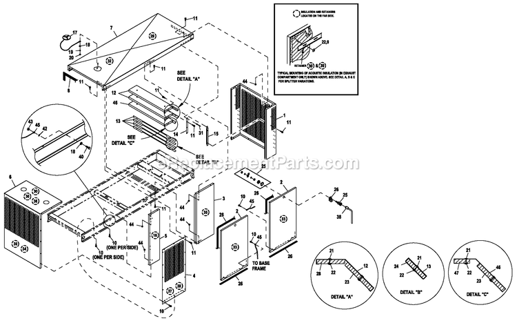 Ev Fuel Sys Ng 5.4l G3 80kw Cpl Diagram and Parts List for HT08054JNAX (3000089944)(2016) Generac Generator