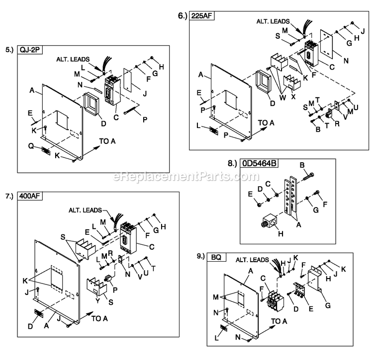 Cpl C2 And C4 Flex Hsb (2) Diagram and Parts List for QT03524GVSNR (4667946)(2016) Generac Generator