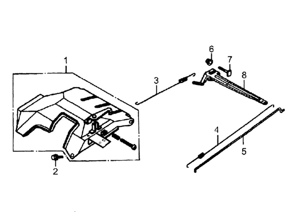 Governor Diagram and Parts List for 006001-0  Generac Generator