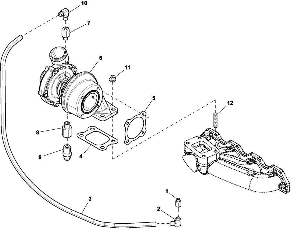 Turbo 2.4l G2 Diagram and Parts List for QT06024AVSN (5364471 - 5369398)(2009) Generac Generator