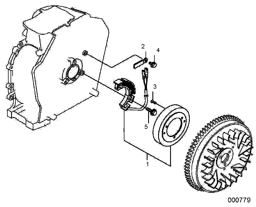 Dynamo Assembly Diagram and Parts List for 0068640 (9865295 - 9878373)(2015) Generac Generator