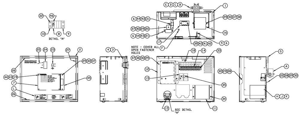 R-200 3600 Rpm Duratec Diagram and Parts List for ST06030ANSN (5037999 - 5066436)(2008) Generac Generator